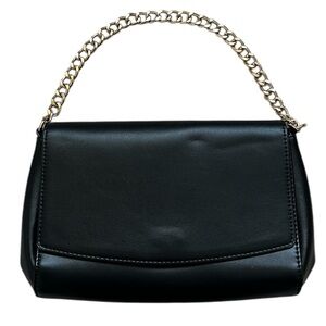 Steve Madden Women’s Vegan Leather Black and Gold Bag